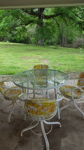 Outdoor dining - Backyard splendor!!! (Story)