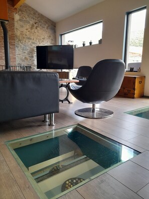 Interior - Stone loft panoramic mountain views (rigarda)