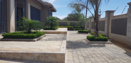 Gray oak holiday house