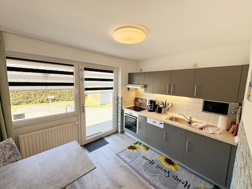 Apartment 04 with terrace and view of the Bodden - MR: Haus Inselperle with view of the