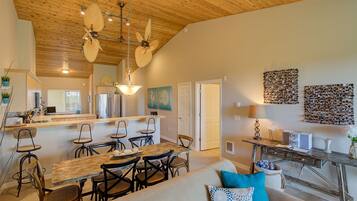 TV, fireplace, DVD player