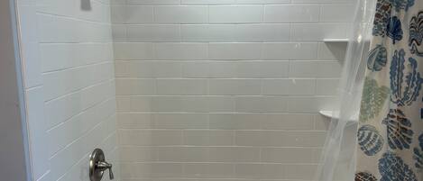 Combined shower/tub