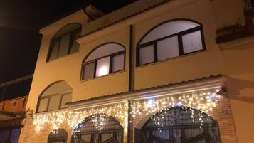 Front of property – evening/night