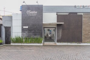 Fassade der Unterkunft