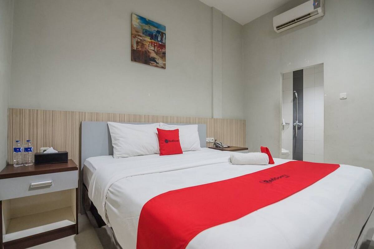 ห้องดับเบิล | โต๊ะทำงาน, Wi-Fi ฟรี, ผ้าปูที่นอน