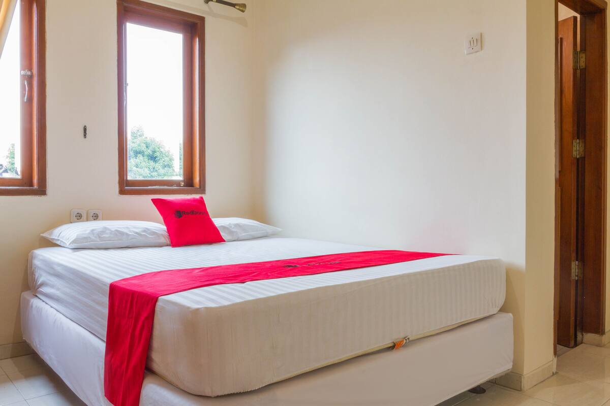 ห้องดับเบิล | โต๊ะทำงาน, Wi-Fi ฟรี, ผ้าปูที่นอน