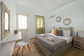 Casa, 2 habitaciones (Villa Arete) | Ropa de cama de alta calidad y caja de seguridad en la habitación 