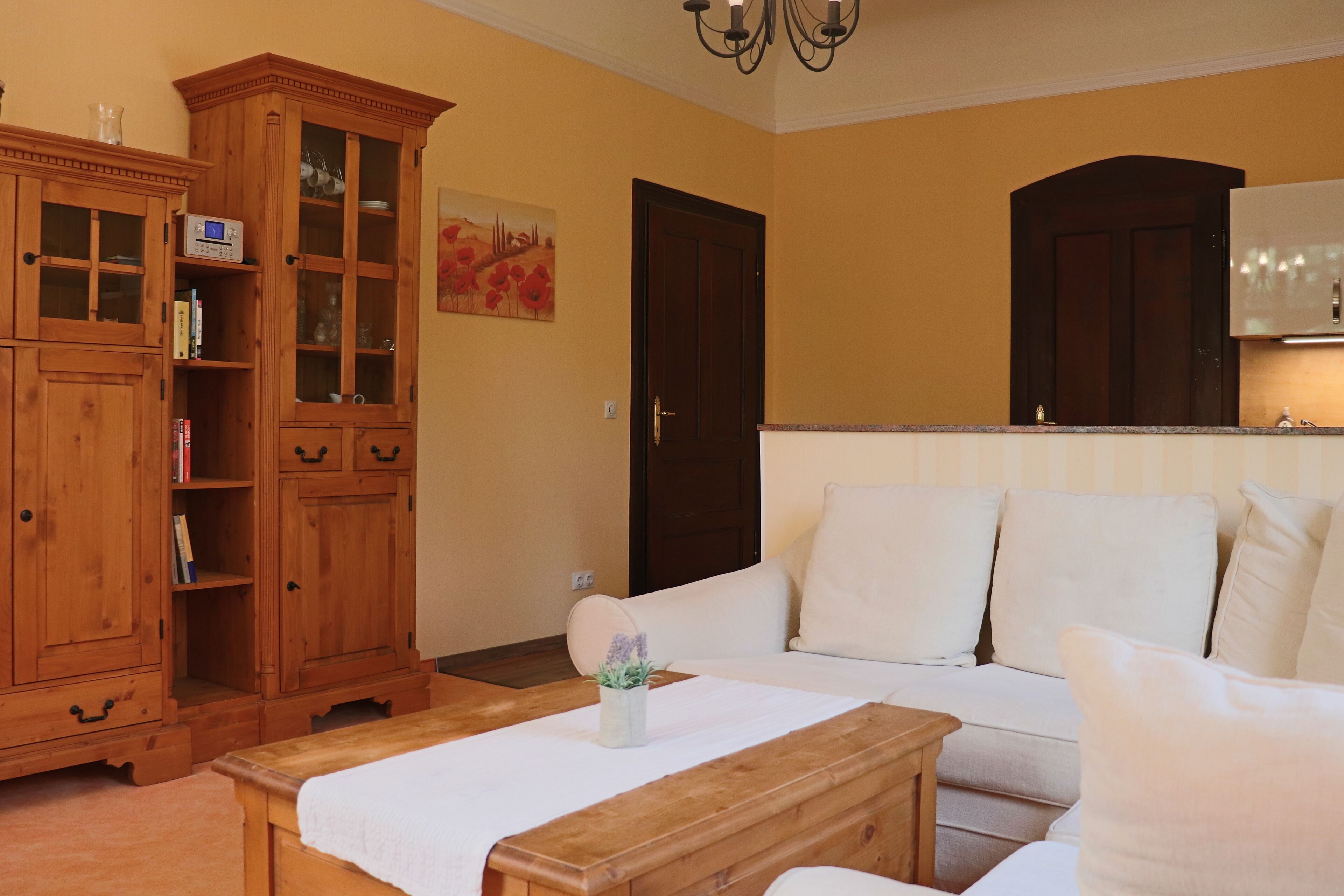 Comfort-Apartment, 1 Schlafzimmer, Balkon | Wohnbereich