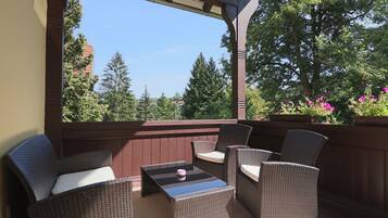 Comfort-Apartment, 1 Schlafzimmer, Balkon | Balkon