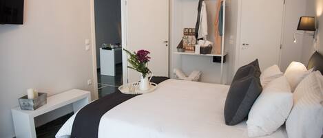 Apartment, 1 Bedroom, Terrace (Selene) | 1 bedroom, Egyptian cotton sheets, premium bedding, memory foam beds