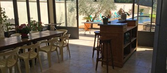 Vacation rental house pool LES VIGNERES LS2-338