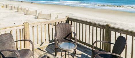 Accommodatie ligt op het strand