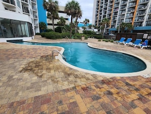 Indoor pool, a heated pool