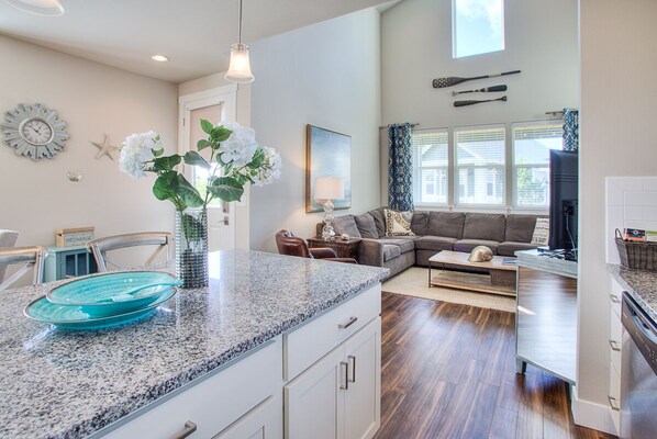 TV, fireplace, DVD player