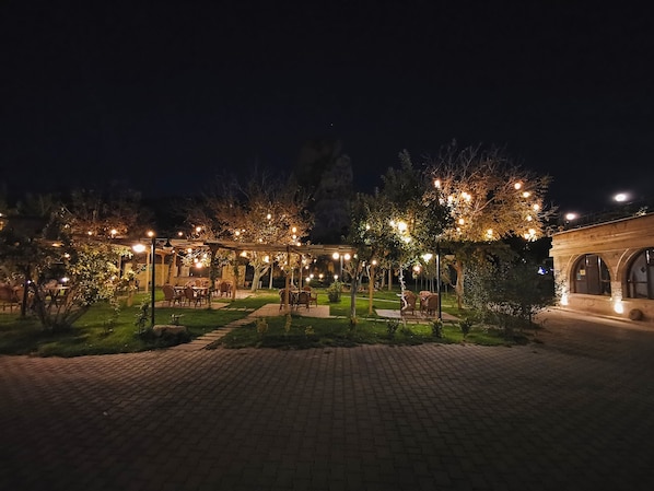 Front of property - evening/night