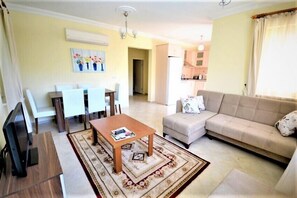 Villa, 4 Bedrooms | Living room | LCD TV - Villa Avion (Milas)
