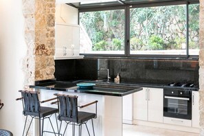 Villa, 4 Bedrooms, Pool View | Private kitchenette | Full-size fridge, oven, stovetop, dishwasher