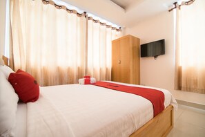 Dobbeltrom – superior | Skrivebord, wi-fi (inkludert) og sengetøy