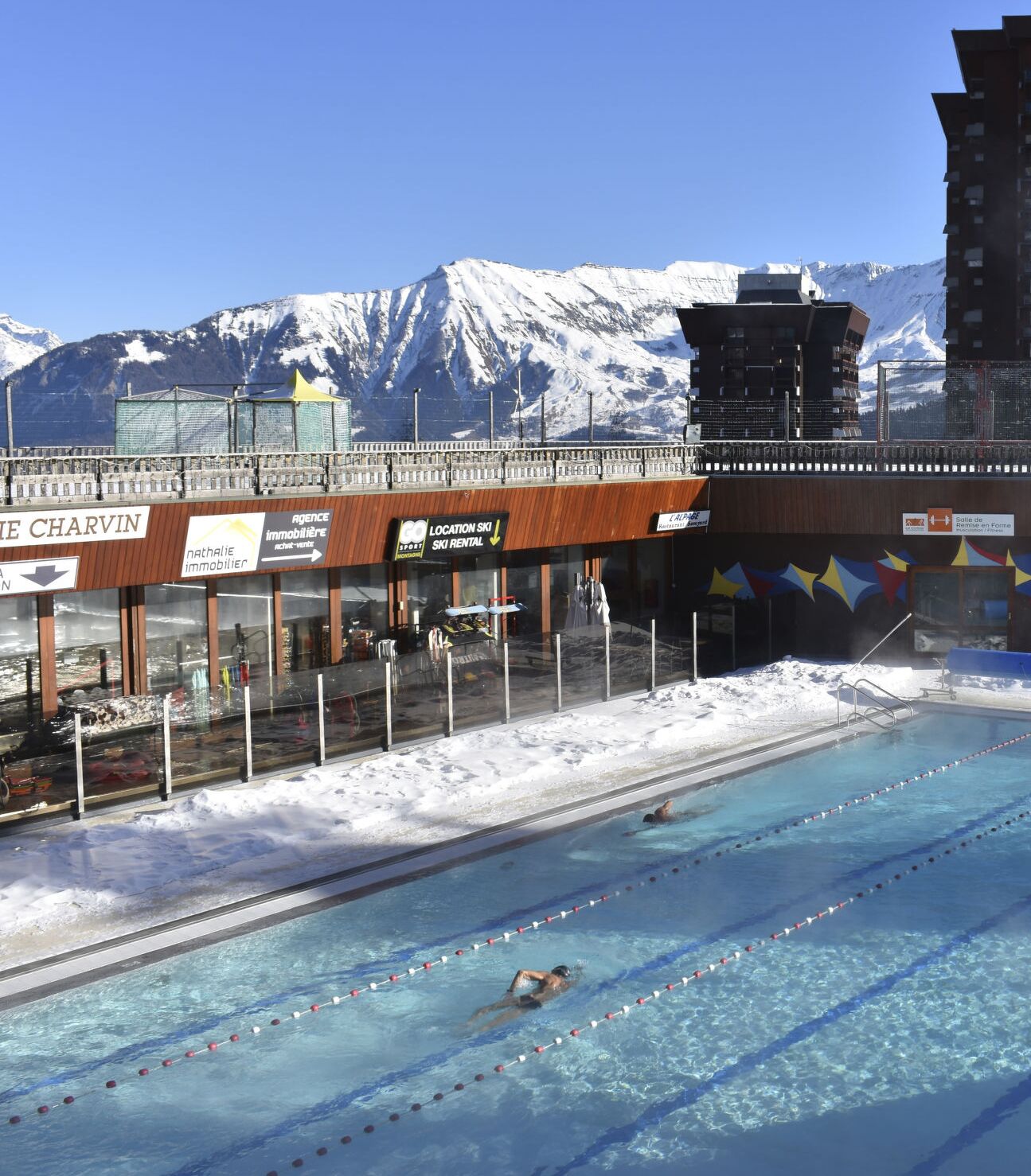 Piscine chauffée