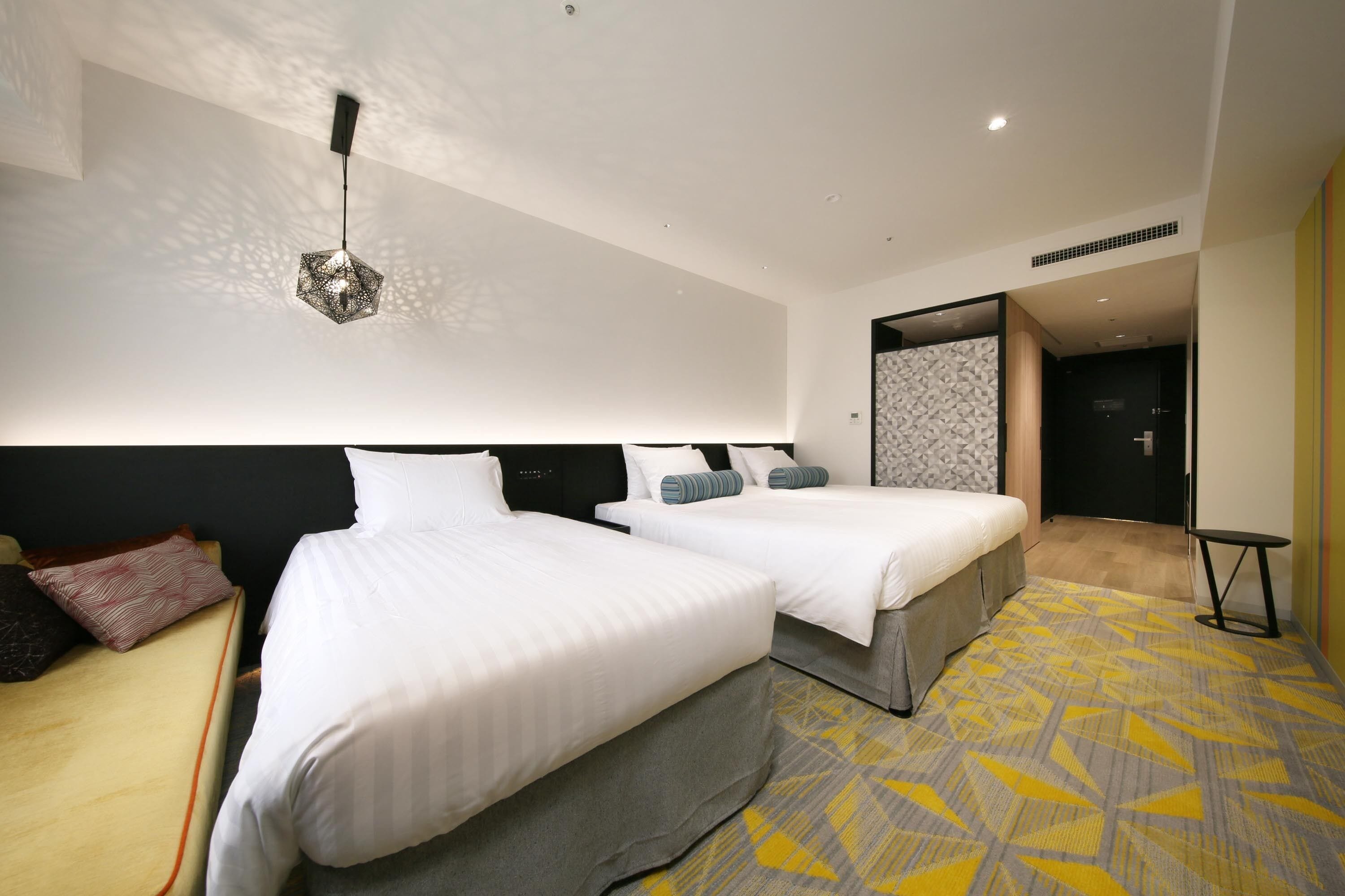 superior twin room, non smoking (for 3 guests) | down duvets, in-room safe, blackout curtains, soundproofing