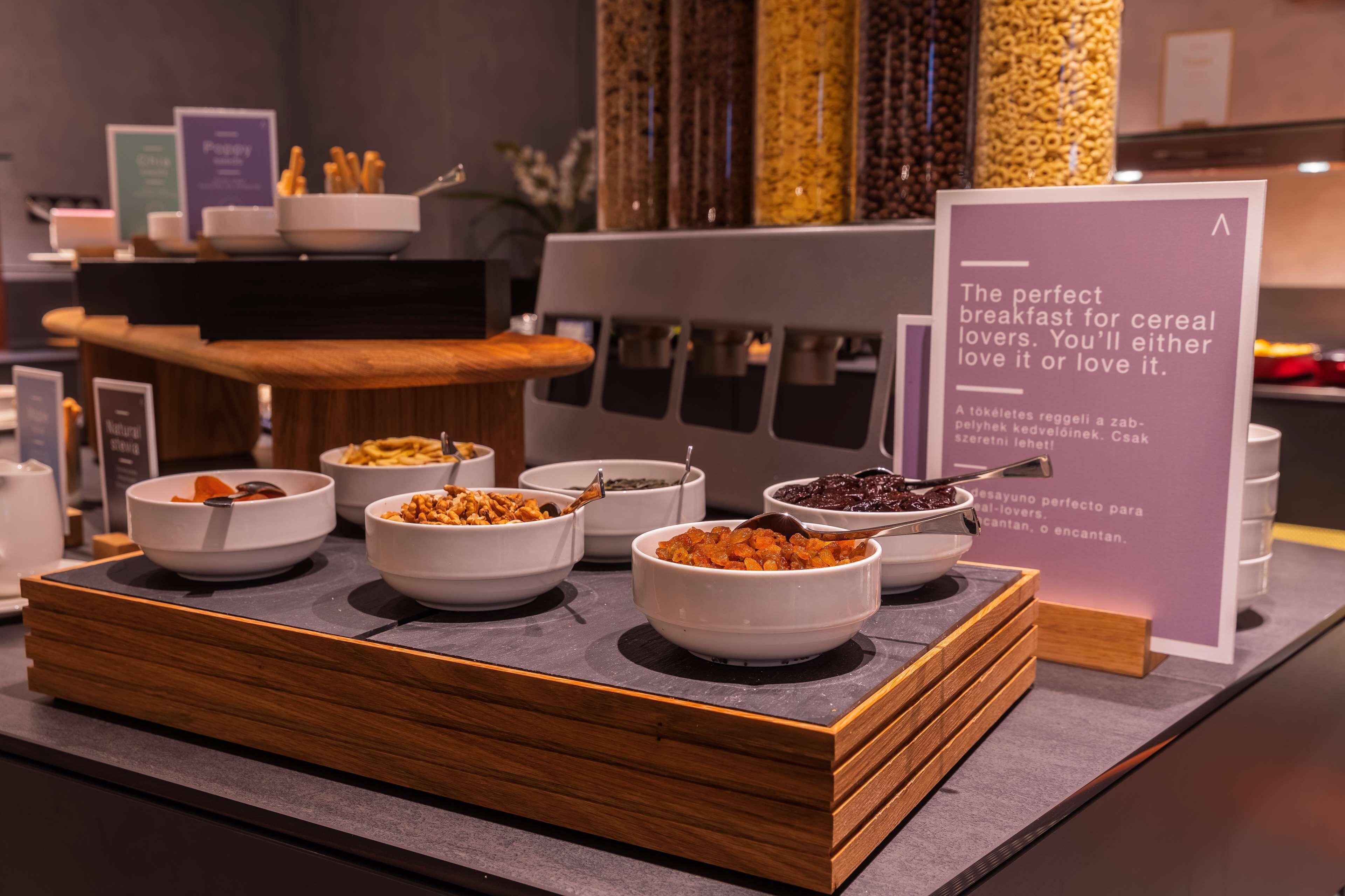 daily buffet breakfast (eur 17 per person)