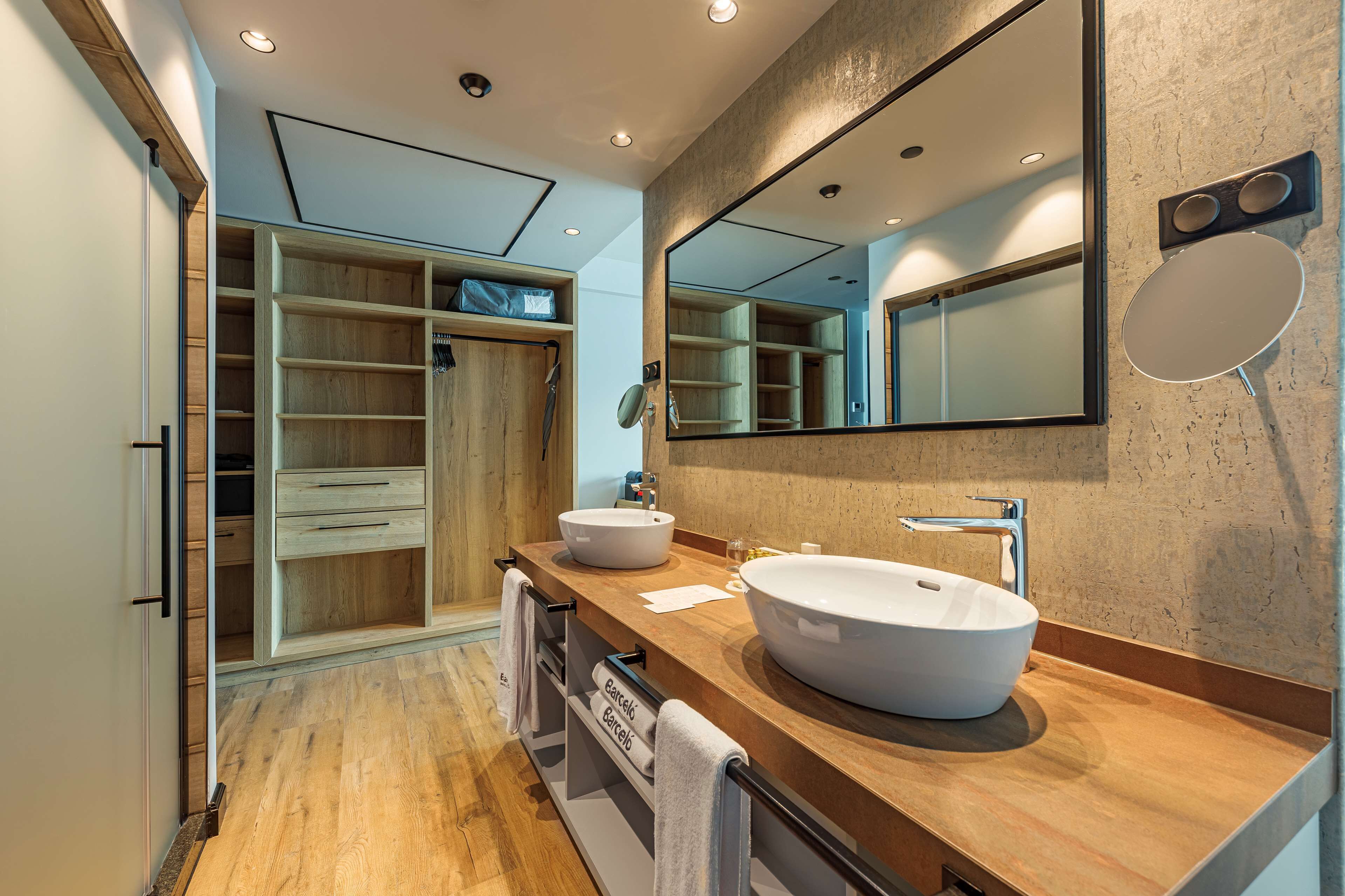 shower, rainfall showerhead, eco-friendly toiletries, hair dryer