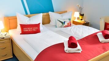 Free cots/infant beds, free WiFi, bed sheets