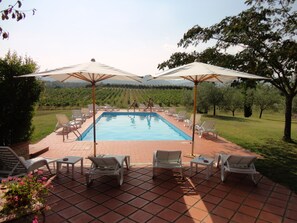 Seasonal outdoor pool - Campitello Farmhouse (Bucine)