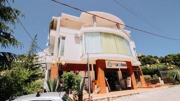 Fassade der Unterkunft