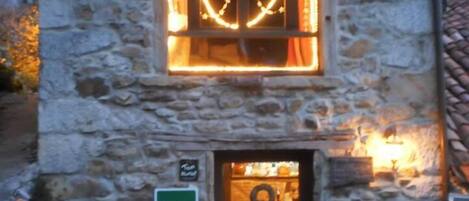 Front of property – evening/night