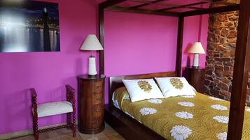 Desk, blackout drapes, rollaway beds (surcharge), WiFi (free)