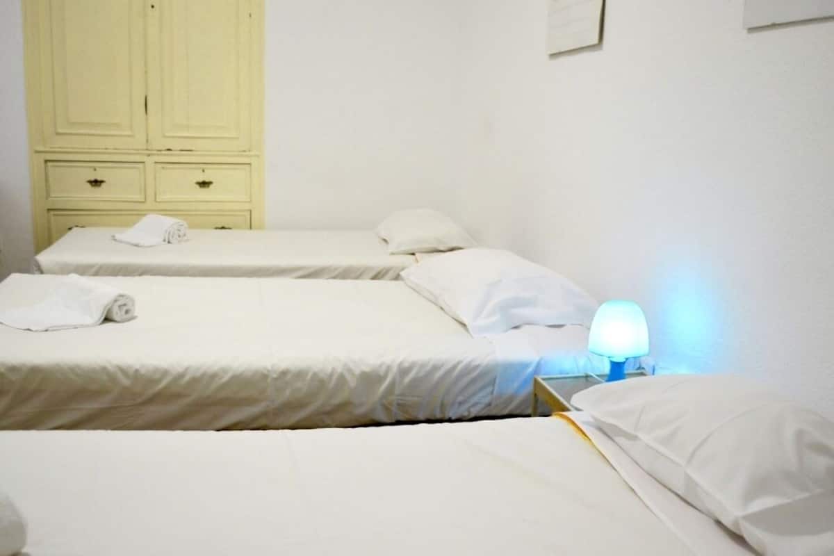 Economy Triple Room, Private Bathroom | 1 bedroom, blackout drapes, free WiFi, bed sheets
