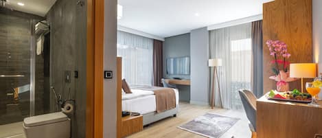 1 chambre, rideaux dâobscurcissement, systĂšme dâinsonorisation