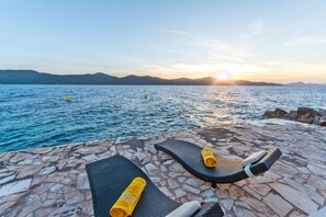 Beach - Apartman SAPPHIRE (Dubrovacko Primorje)