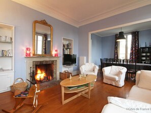 TV, fireplace, ping pong