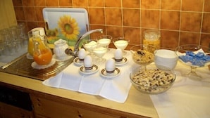 Frokostbuffé er inkludert hver dag