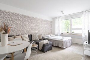 Superior Apartment, City View | Individually decorated, individually furnished, desk, laptop workspace