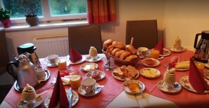 Daily buffet breakfast (EUR 10 per person)