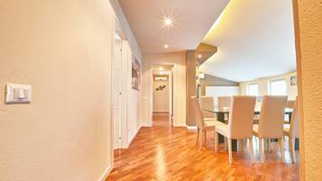 Villa, Multiple Beds | Living area | Flat-screen TV, fireplace