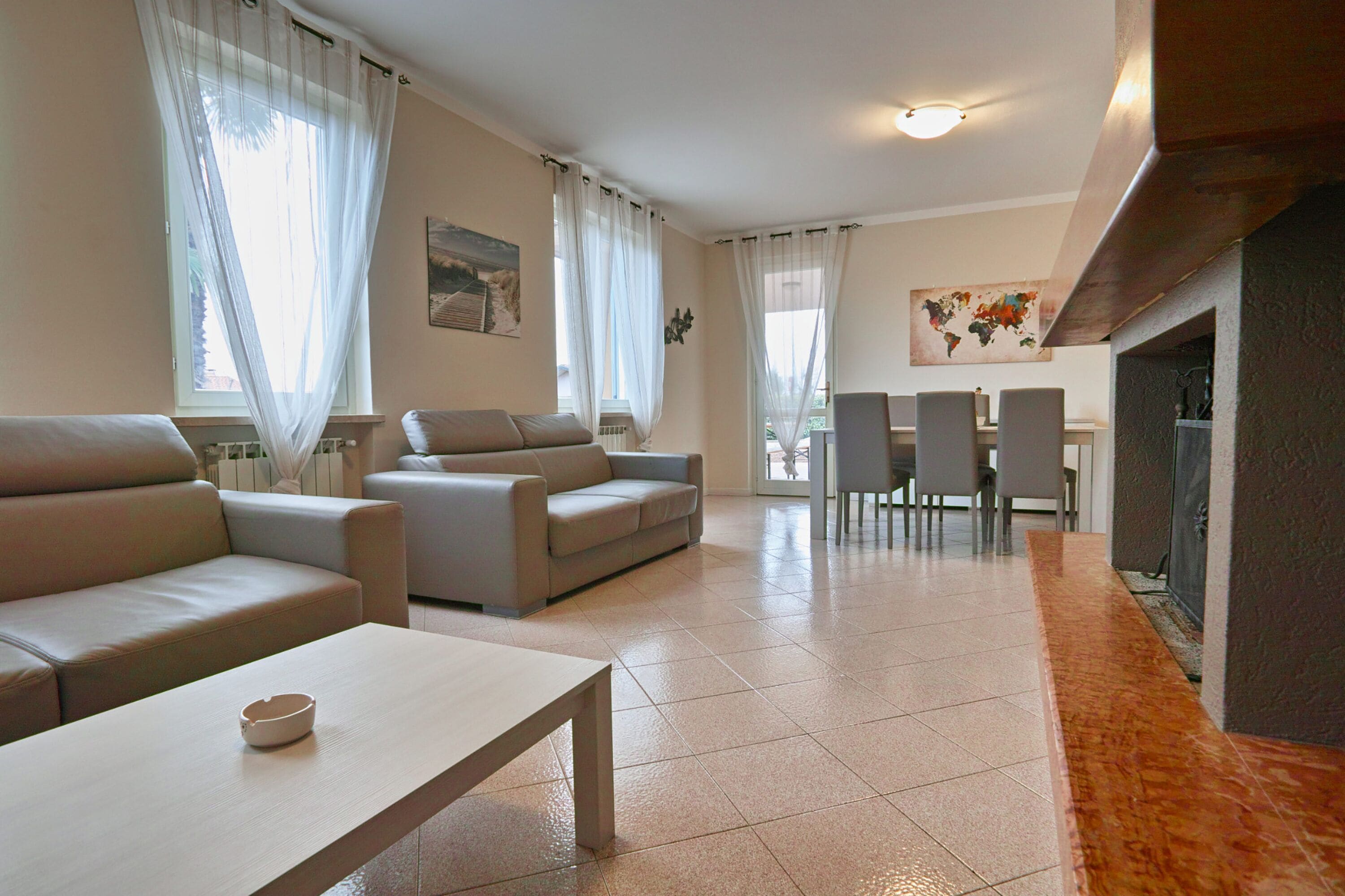 Villa, Multiple Beds | Living area | Flat-screen TV, fireplace