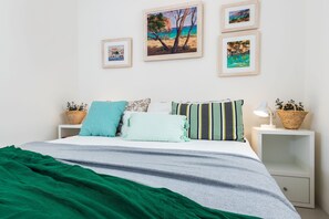 3 bedrooms, iron/ironing board, travel cot, WiFi