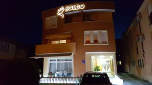Front of property - evening/night