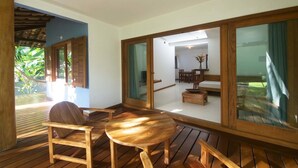 Casa, 1 cama Queen e sofá-cama | Terraço/pátio