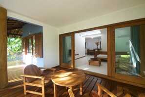 Ferienhaus, 1 Queen-Bett und Schlafsofa | Terrasse/Patio