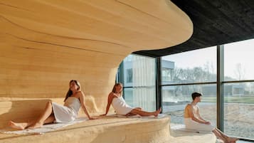 Sauna, Whirlpool, Dampfbad, Massageanwendungen