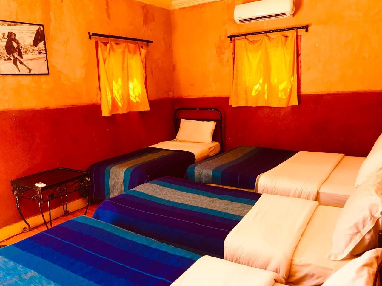 Blackout curtains, iron/ironing board, free WiFi, bed sheets