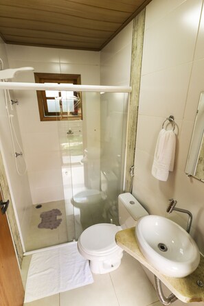 Towels, soap, toilet paper