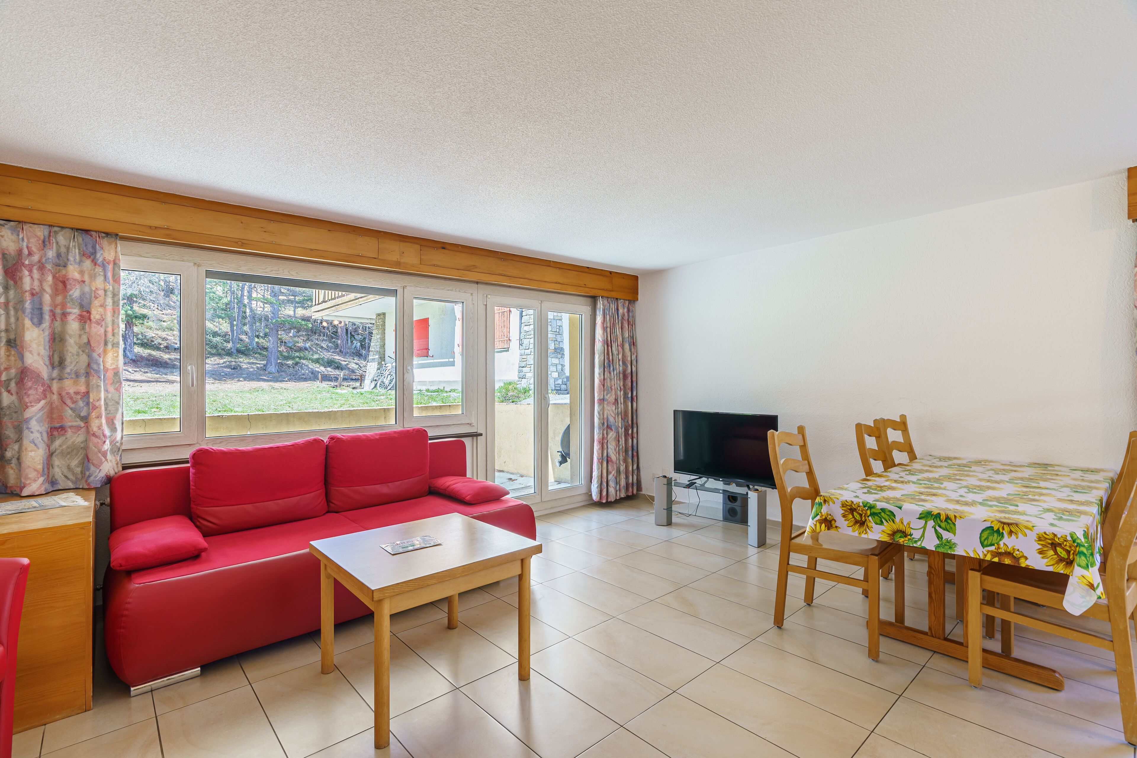 Apartemen, 2 kamar tidur (Nr. 801,  Cleaning CHF 100,00) | Area keluarga | TV