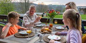 Chalet, 2 Bedrooms, Terrace (Le Soleil) | Terrace/patio - Vallée les Etoiles (Hastiere)