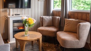 Comfort chalet, 2 slaapkamers, terras (Le Soleil) | Voorkant van accommodatie